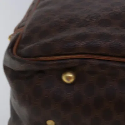 Pre-owned Celine Céline Macadam Brown Canvas Travel Bag ()