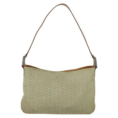 Pre-owned Celine Céline Macadam Grey Canvas Shoulder Bag () In Gray