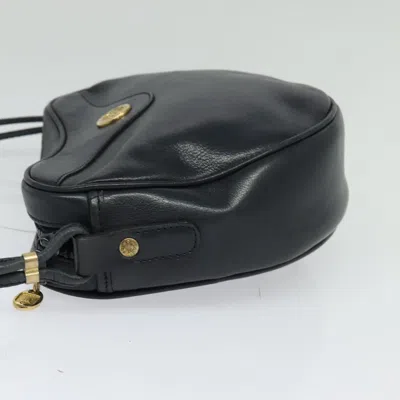 Pre-owned Celine Céline Navy Leather Shoulder Bag () In Blue