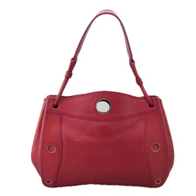 Pre-owned Celine Céline Red Leather Shoulder Bag ()