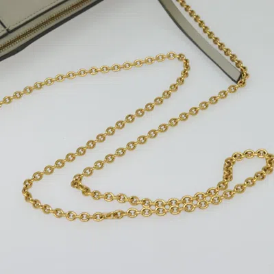 Pre-owned Celine Céline Tri-fold Gray Leather Shoulder Bag ()