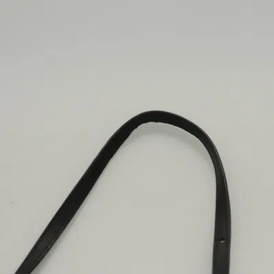 Pre-owned Celine Céline Trio Black Leather Shoulder Bag ()