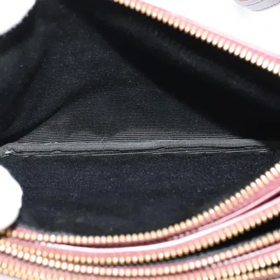 Pre-owned Celine Céline Trio Burgundy Leather Shoulder Bag ()