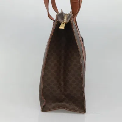 Pre-owned Celine Céline Triomphe Brown Canvas Shoulder Bag ()