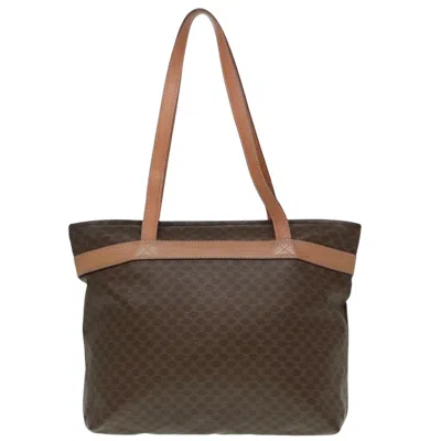 Pre-owned Celine Céline Triomphe Brown Canvas Tote Bag ()