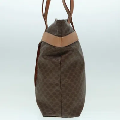 Pre-owned Celine Céline Triomphe Brown Canvas Tote Bag ()