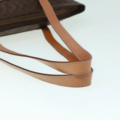 Pre-owned Celine Céline Triomphe Brown Canvas Tote Bag ()