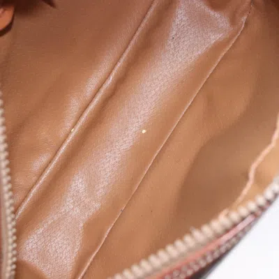Pre-owned Celine Céline Triomphe Vintage Brown Canvas Shoulder Bag ()