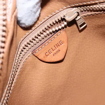 Pre-owned Celine Céline Triomphe Vintage Brown Canvas Shoulder Bag ()