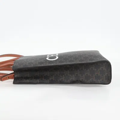 Pre-owned Celine Céline Vertical Cabas Black Pvc Tote Bag ()