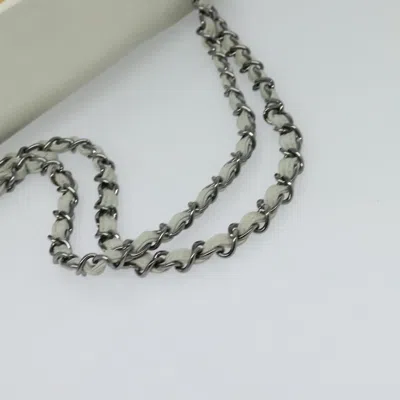 Pre-owned Chanel 2,55 Grey Nylon Shoulder Bag () In Gray