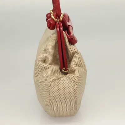 Pre-owned Chanel Beige Leather Shoulder Bag () In Sand