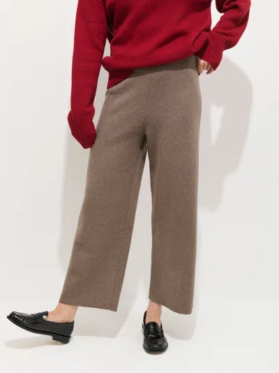 Alex Mill Olivia Sweater Pant In Cotton Cashmere In Brown