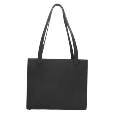 Pre-owned Chanel Black Leather Tote Bag ()