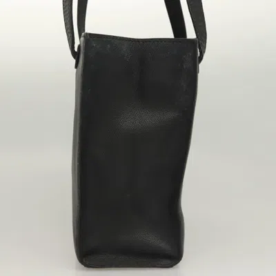 Pre-owned Chanel Black Leather Tote Bag ()