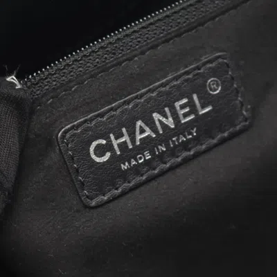 Pre-owned Chanel Black Leather Tote Bag ()