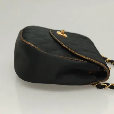 Pre-owned Chanel Black Silk Shoulder Bag ()