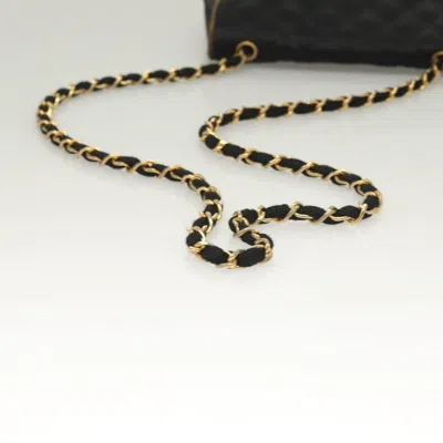 Pre-owned Chanel Black Silk Shoulder Bag ()