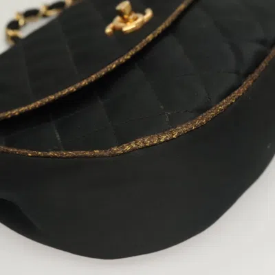 Pre-owned Chanel Black Silk Shoulder Bag ()
