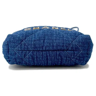 Pre-owned Chanel Blue Denim Handbag Shoulder Bag ()