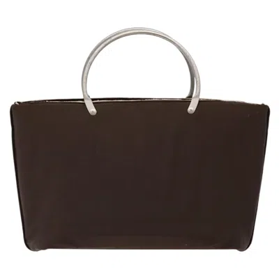 Pre-owned Chanel Brown Nylon Tote Bag ()