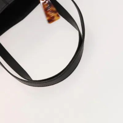 Pre-owned Chanel Cabas Black Leather Tote Bag ()