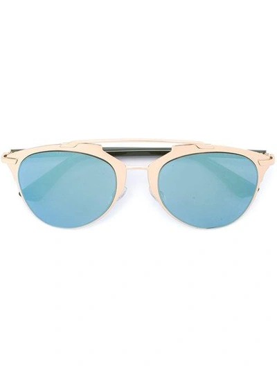 Shop Dior 'reflected' Sonnenbrille In Metallic