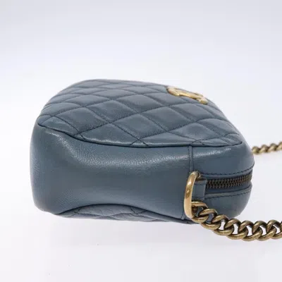 Pre-owned Chanel Camera Blue Leather Shoulder Bag ()
