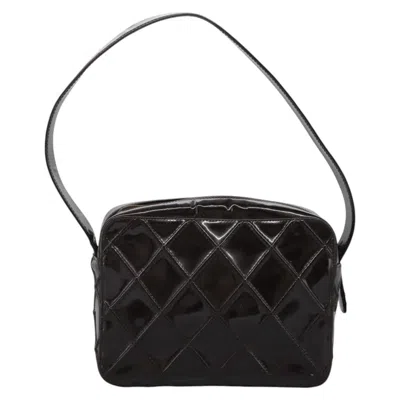 Pre-owned Chanel Camera Brown Patent Leather Shoulder Bag ()
