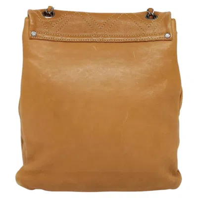 Pre-owned Chanel Cc Brown Leather Shoulder Bag ()