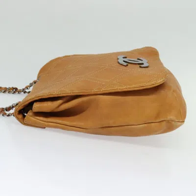 Pre-owned Chanel Cc Brown Leather Shoulder Bag ()