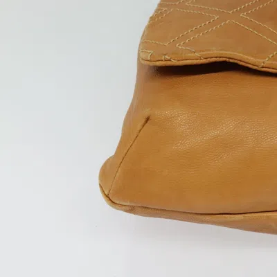 Pre-owned Chanel Cc Brown Leather Shoulder Bag ()