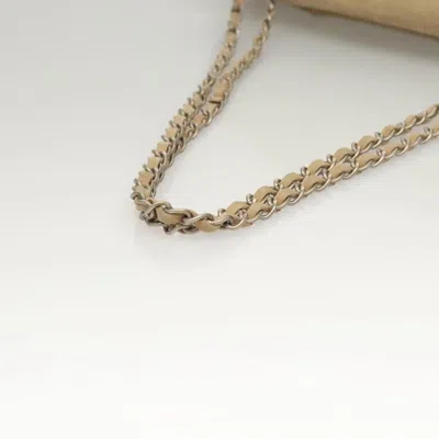 Pre-owned Chanel Chocolate Bar Beige Suede Shoulder Bag () In Sand