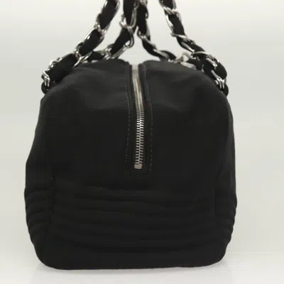 Pre-owned Chanel Coco Mark Black Cotton Tote Bag ()