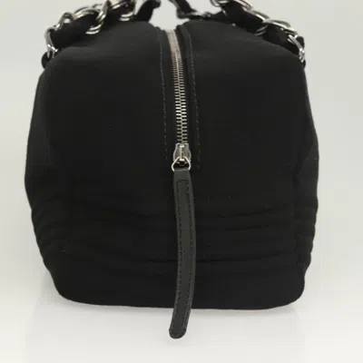 Pre-owned Chanel Coco Mark Black Cotton Tote Bag ()