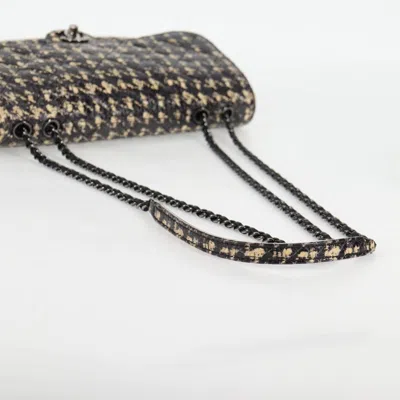 Pre-owned Chanel Flap Bag Black Leather Shoulder Bag ()