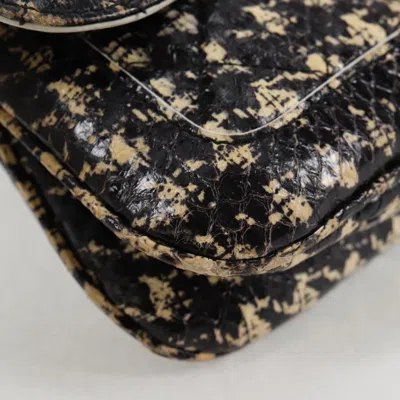 Pre-owned Chanel Flap Bag Black Leather Shoulder Bag ()