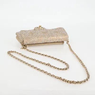 Pre-owned Chanel Flap Bag Gold Leather Shoulder Bag ()
