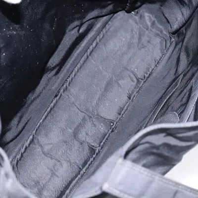 Pre-owned Chanel Logo Cc Black Nylon Tote Bag ()