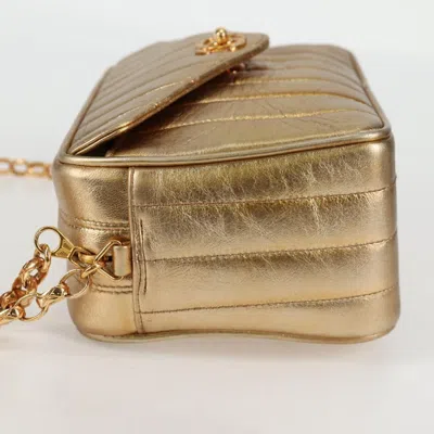 Pre-owned Chanel Mademoiselle Camera Bag Gold Leather Shoulder Bag ()