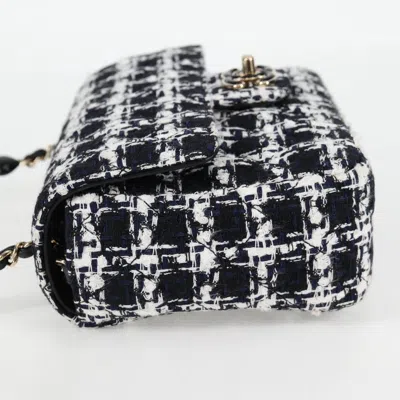 Pre-owned Chanel Matelassé Black Cotton Shoulder Bag ()