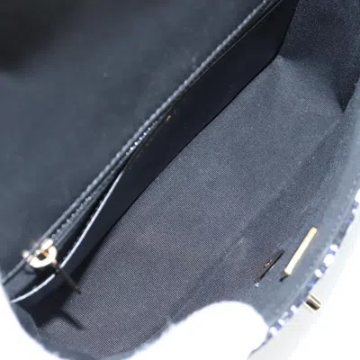 Pre-owned Chanel Matelassé Black Cotton Shoulder Bag ()