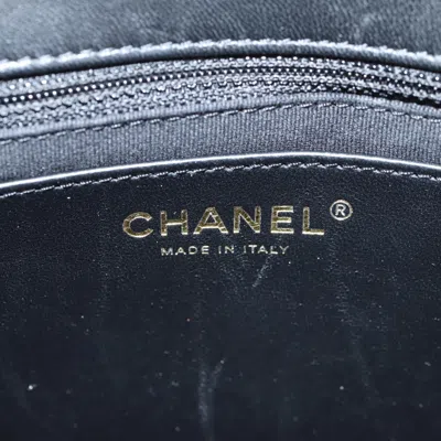 Pre-owned Chanel Matelassé Black Cotton Shoulder Bag ()