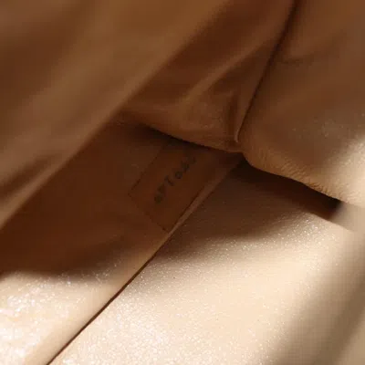 Pre-owned Chanel Matelassé Brown Leather Shoulder Bag ()