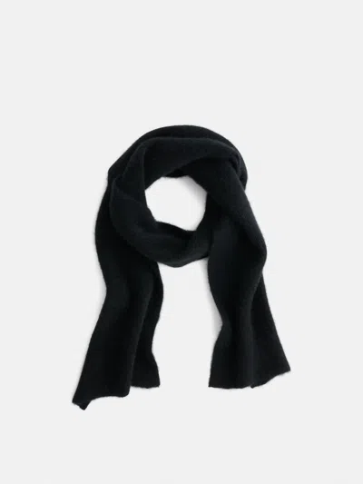 Alex Mill Scarf In Brushed Cashmere In Black