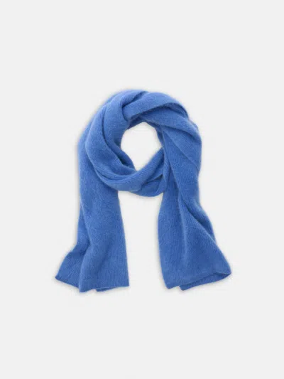 Alex Mill Scarf In Brushed Cashmere In Blue
