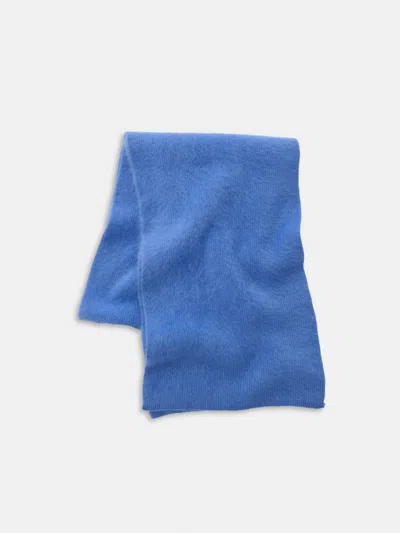 Alex Mill Scarf In Brushed Cashmere In Blue