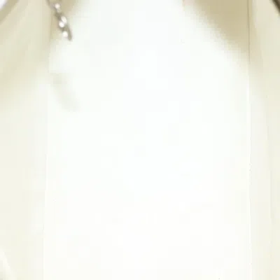 Pre-owned Chanel Medaillon White Leather Tote Bag ()