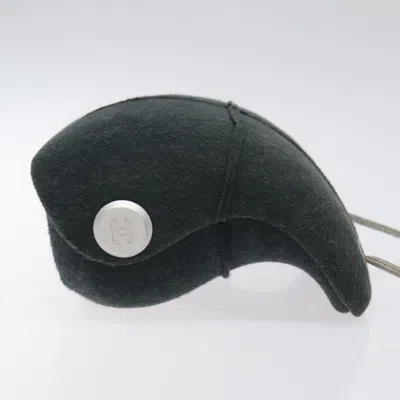 Pre-owned Chanel Millenium Grey Wool Shoulder Bag () In Gray