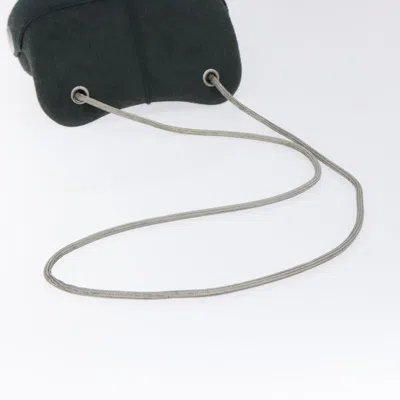 Pre-owned Chanel Millenium Grey Wool Shoulder Bag () In Gray